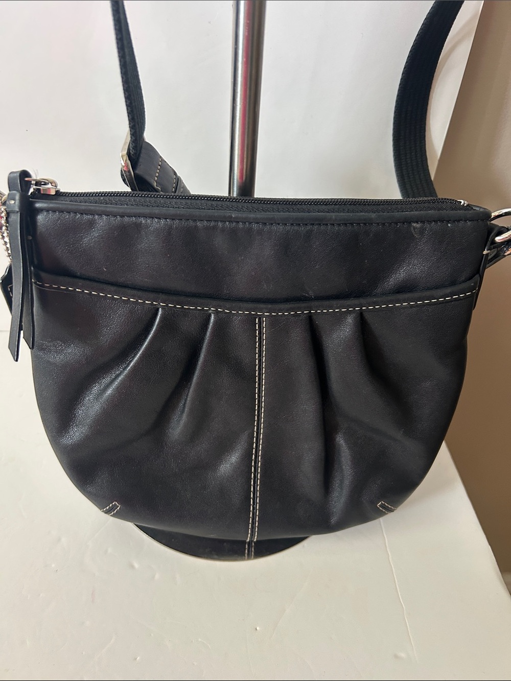 Coach Black Leather Small Crossbody  Bag Check Out my over 150 five star ratings